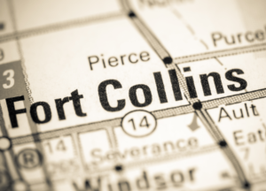 Fort Collins Colorado map