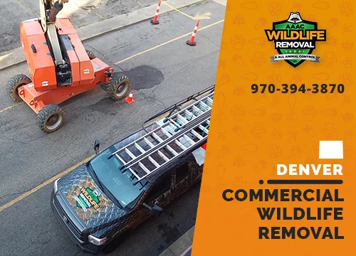 Commercial Wildlife Removal truck in Denver