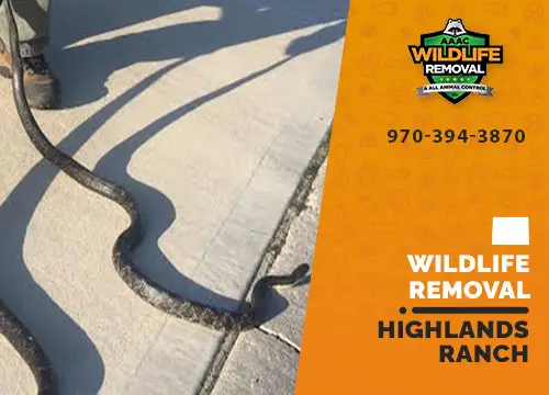 Highlands Ranch Wildlife Removal professional removing pest animal