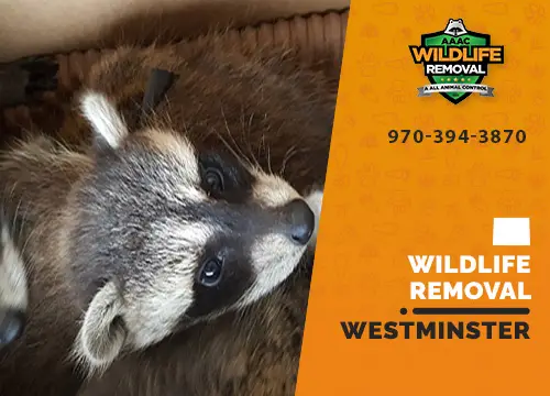 Westminster Wildlife Removal professional removing pest animal